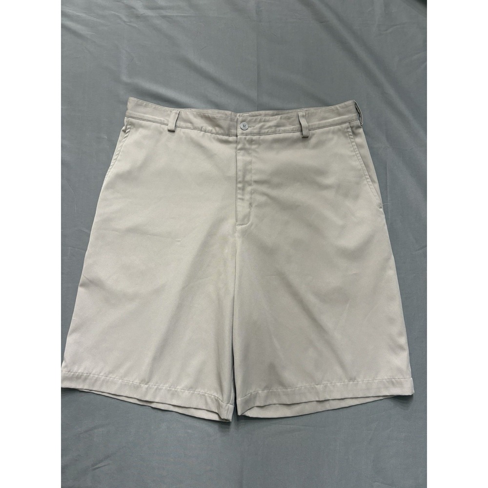 ⛳Nike Dri-Fit STANDARD FIT KHAKI Flat Front Mens Shorts 36X10